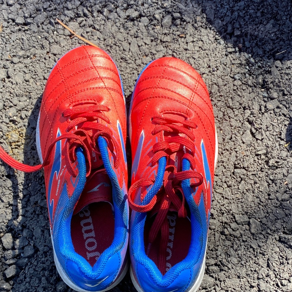 Kids Red and Blue Athletic Shoes